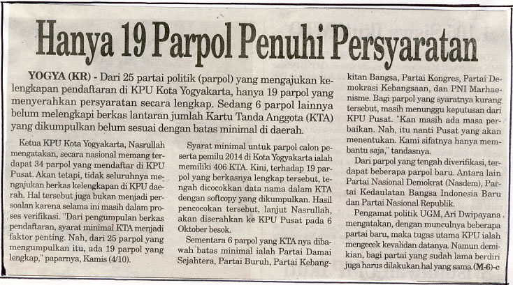 Kliping jogja terbaru